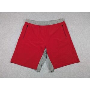 Fabletics‎ Men Shorts Medium 10" Unlined Performance Athletic Zip Pockets